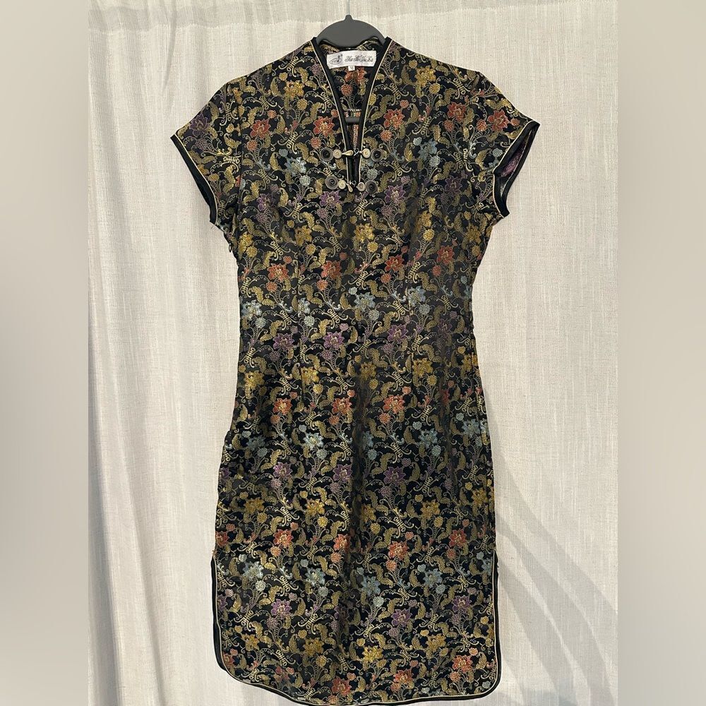 Oriental mini dress
